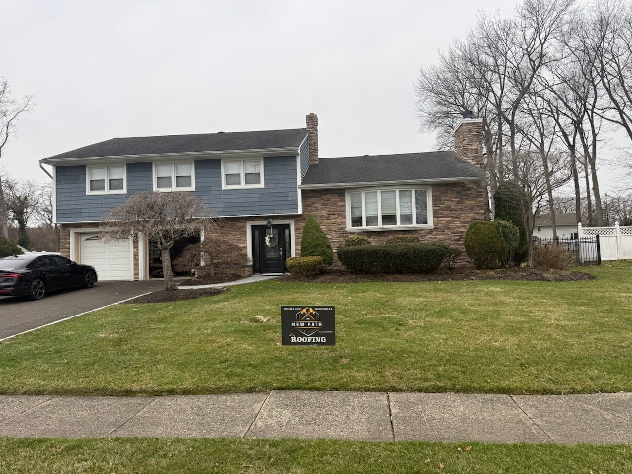 Roofing project before